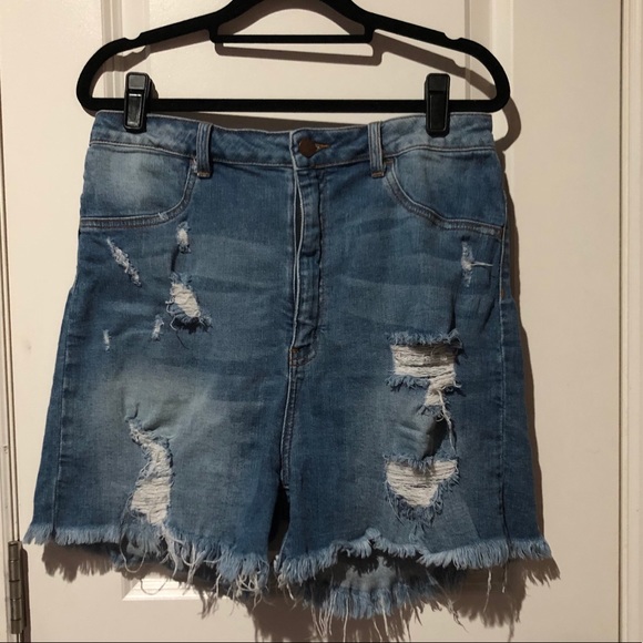 Fashion Nova Shorts Plus Size High Waisted Jean Shorts Poshmark
